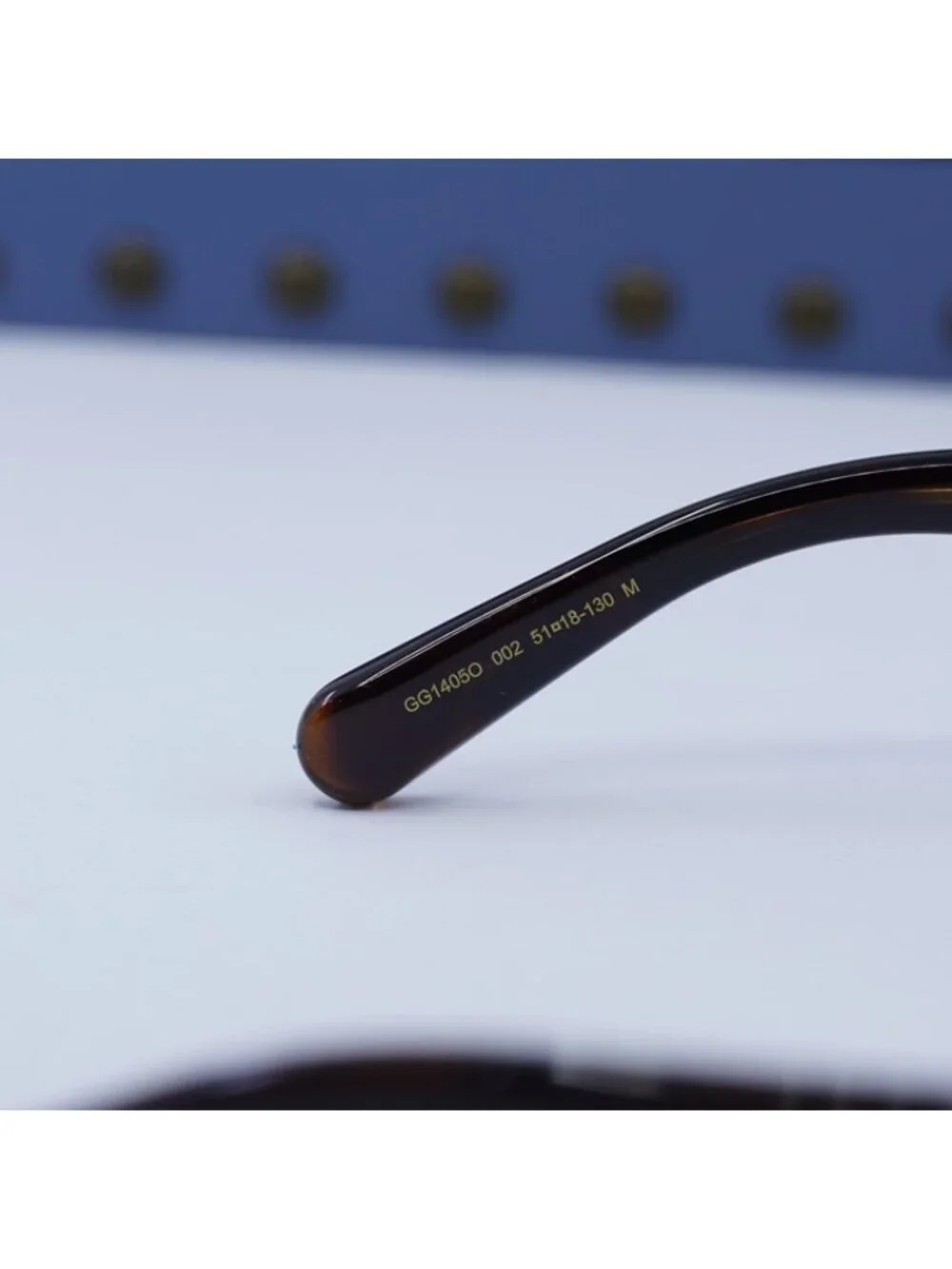 Gucci GG1405O 002 Eyeglasses Havana 51mm Cat Eye Frame